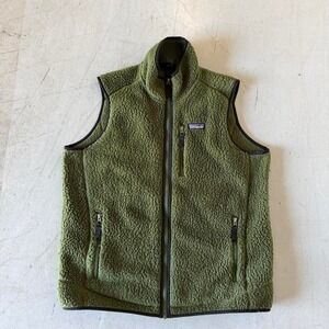 Men's Patagonia Cactus Green Vest Fleece X-Large